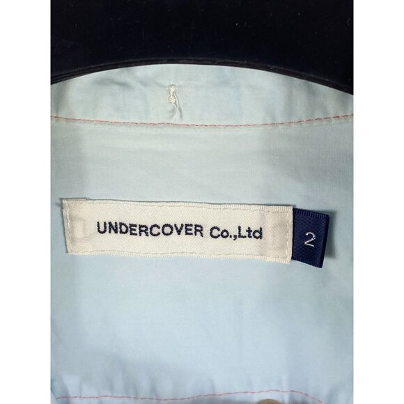 Undercover Co. Arm Pit Trimmings Button-Up L/S Pocket Shirt Blue Size 2 F52 - Picture 3 of 6